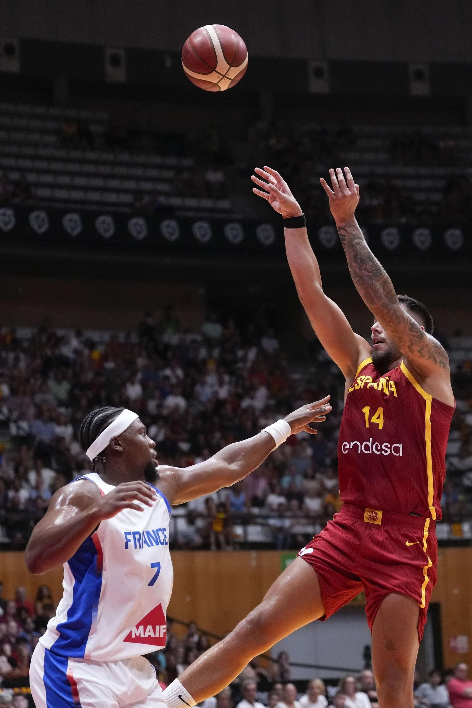 Las fotos del España - Francia de baloncesto