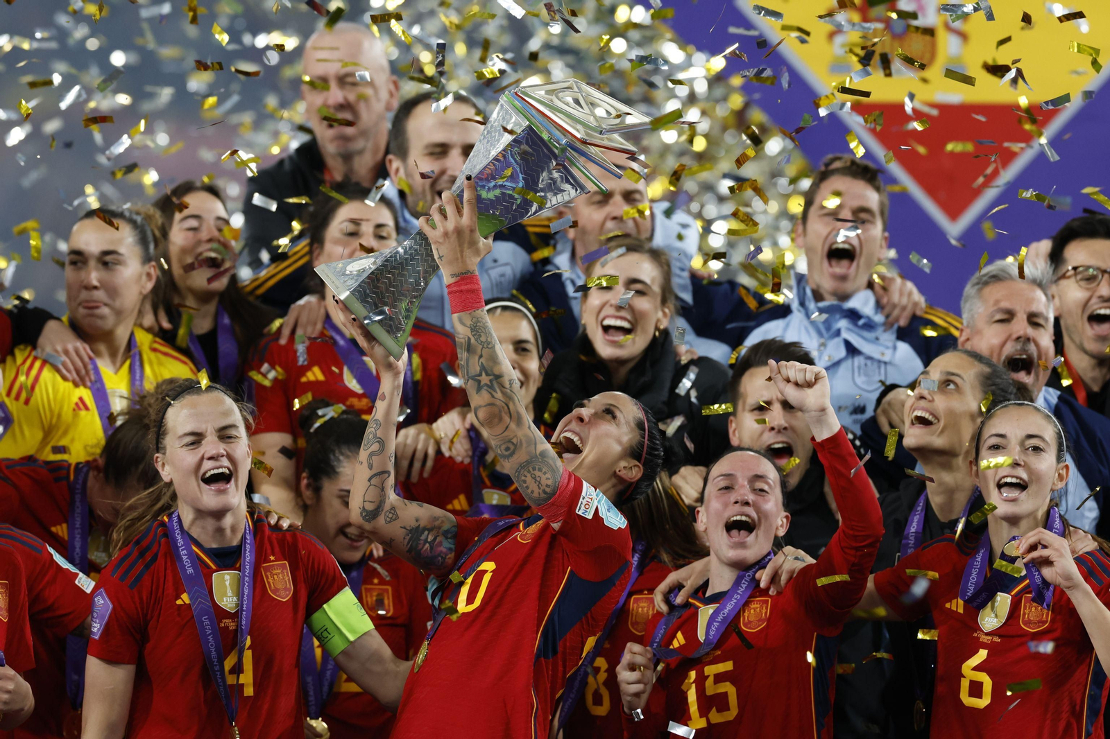 Las fotos del título de España en la Liga de Naciones