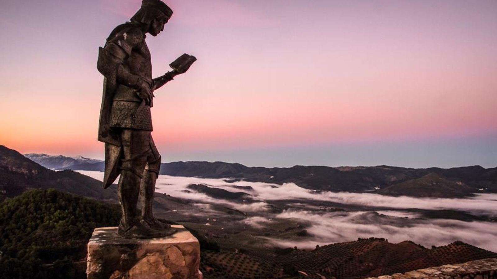 El mirador de Jorge Manrique en Segura de la Sierra.