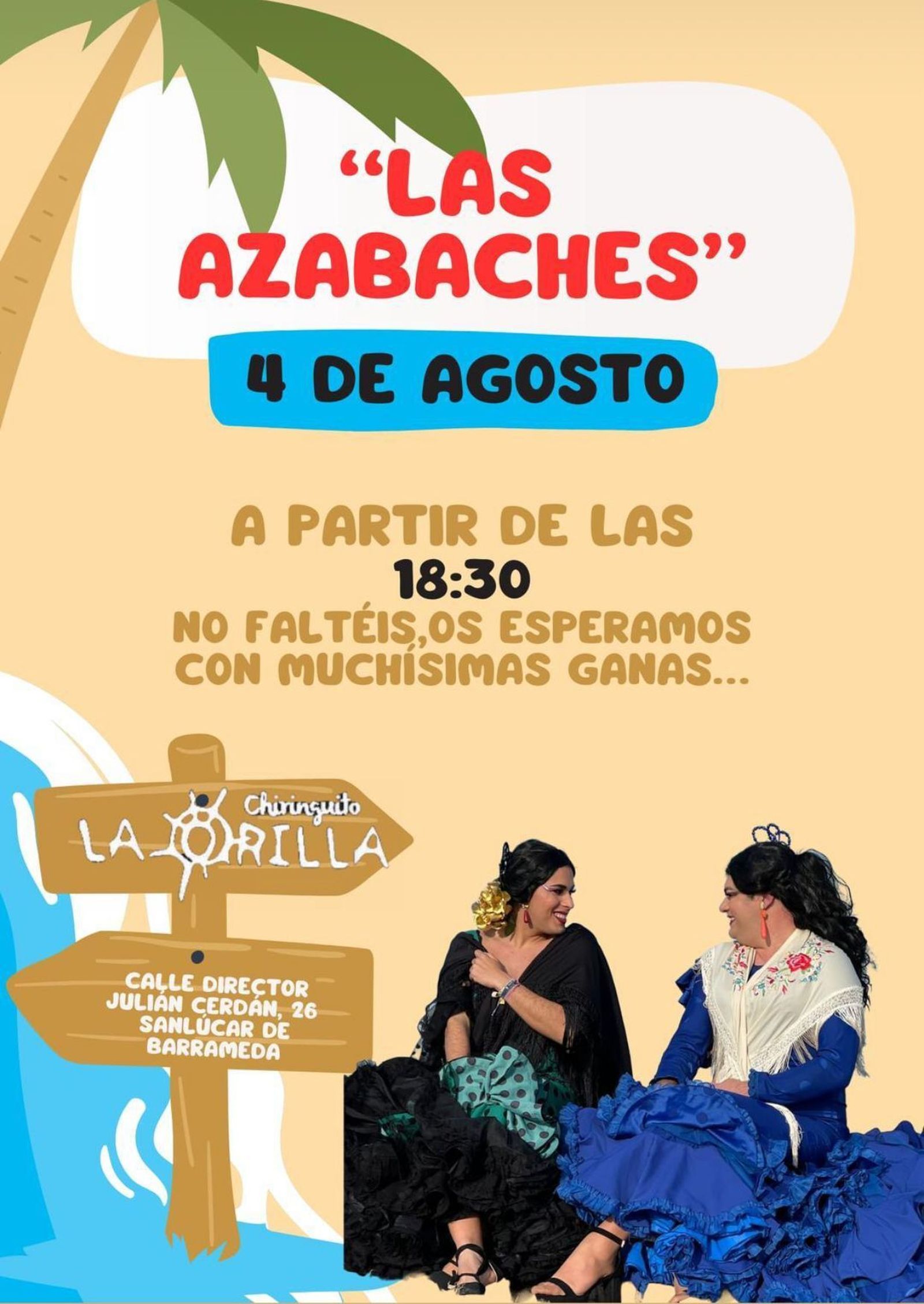 Las Azabaches, en Chiringuito La Orilla de Sanlúcar