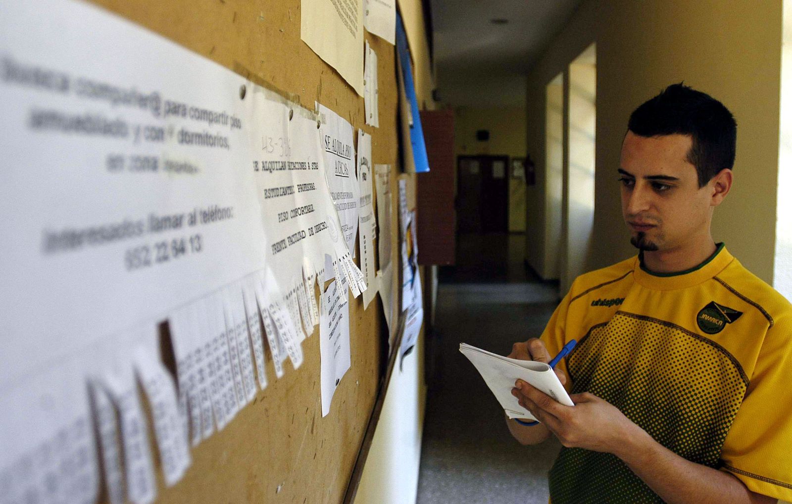Carteles de piso compartido.