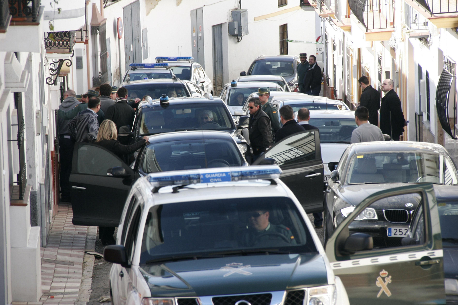 Momento de la detención del joven.
