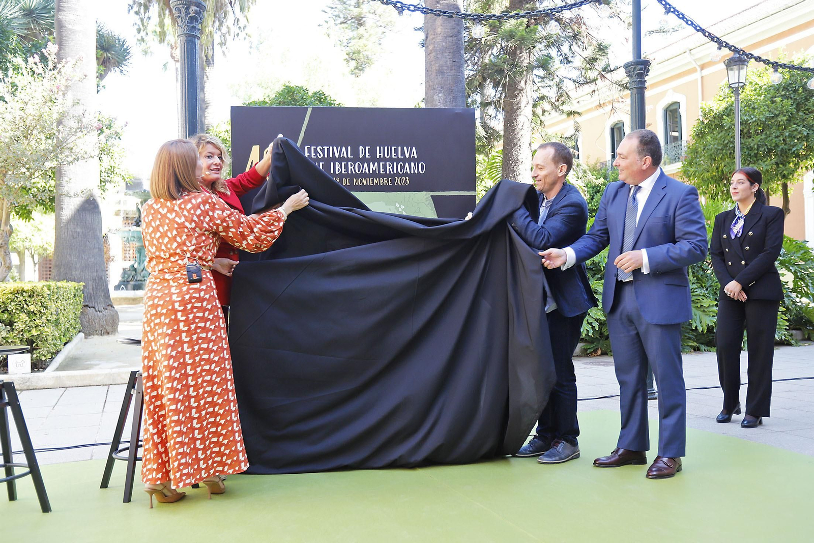 Presentación del cartel anunciador de la 49 edición del Festival de Cine Iberoamericano de Huelva