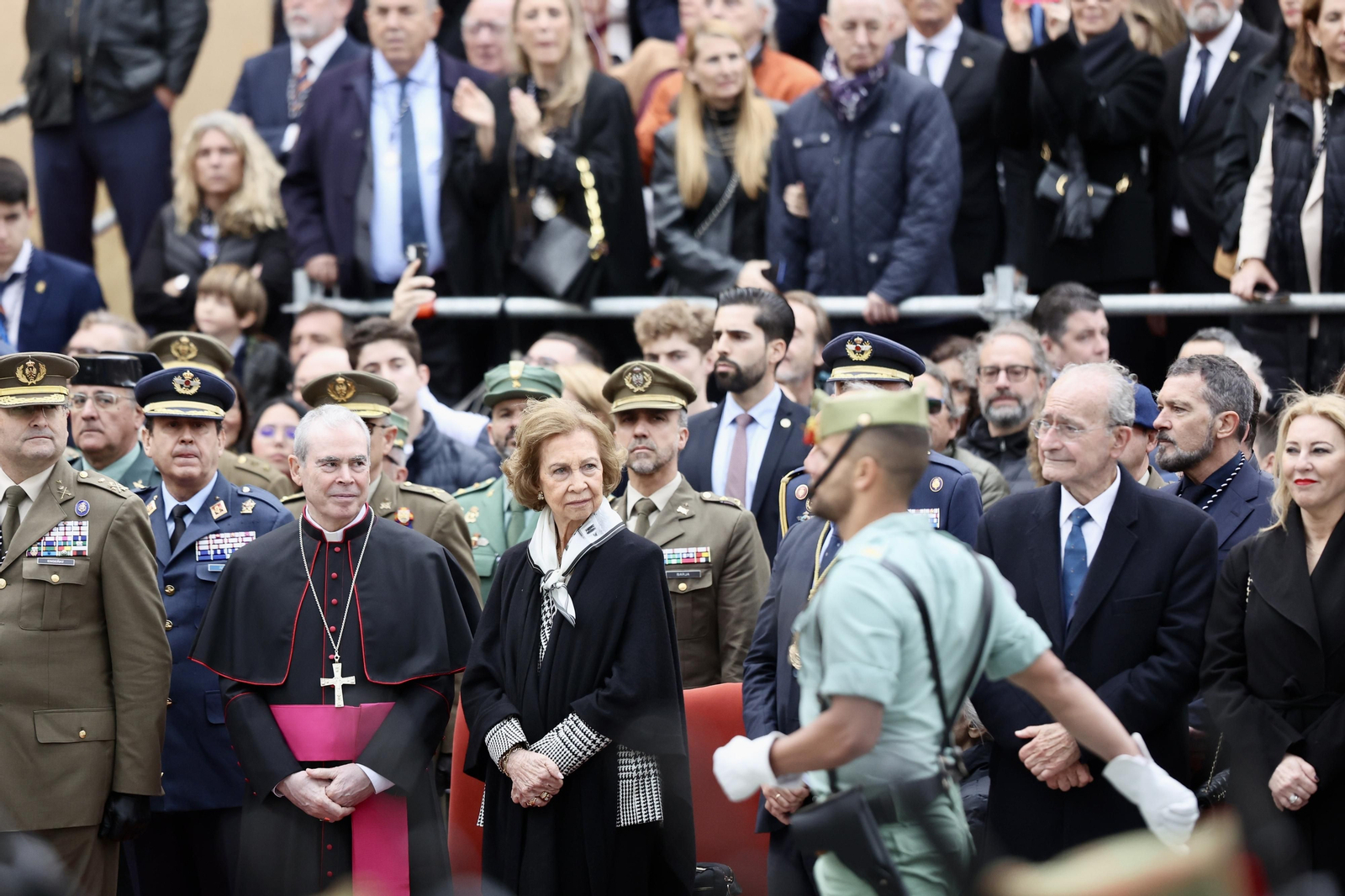 Las fotos de la Legión en el traslado del Cristo de Mena en Málaga este Jueves Santo Las fotos de la Legión en el traslado del Cristo de Mena en Málaga este Jueves Santo