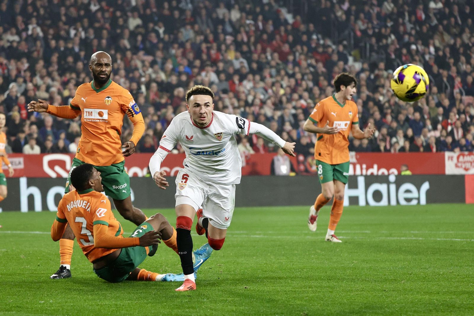 Las mejores imágenes dep partido Sevilla Valencia