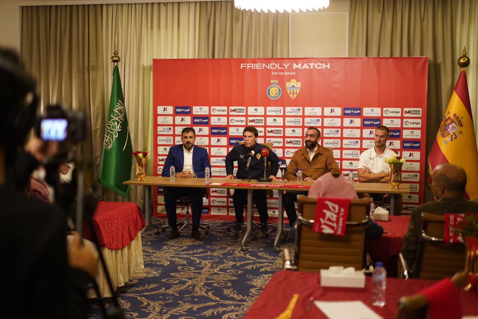 El primer día del Almería en Riad, en imágenes