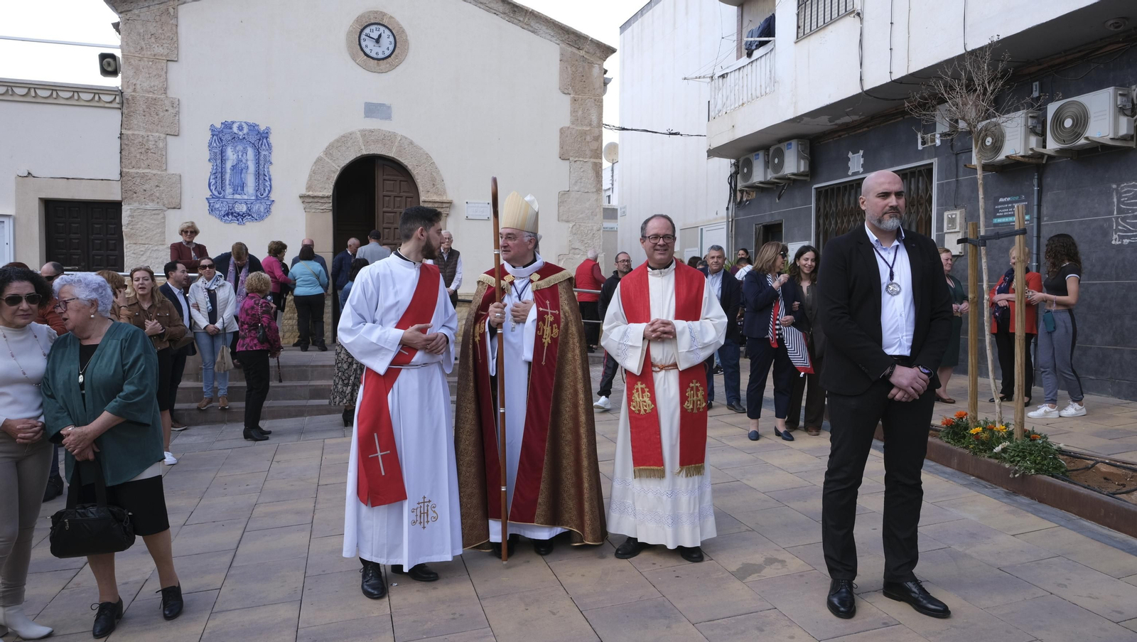 Imágenes de la bendición de la Borriquita de El Alquián, por el Obispo de Almería