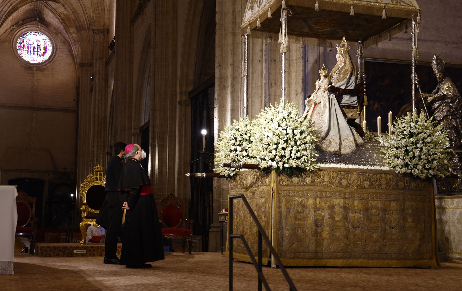 La procesión de la Virgen de los Reyes, en imágenes