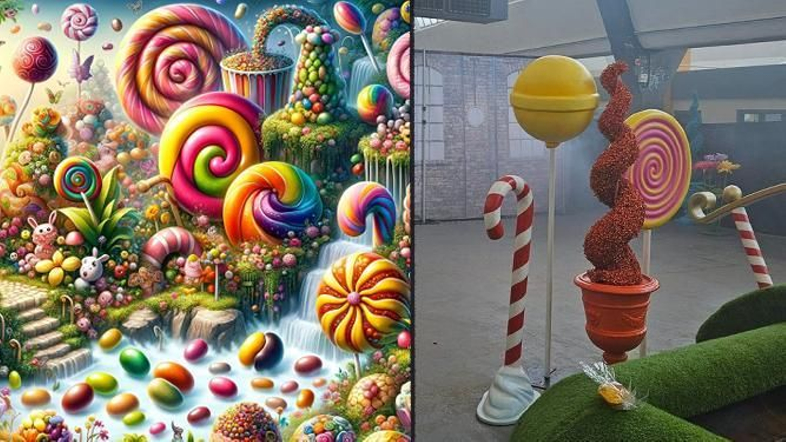 Lo prometido y lo que encontraron los visitantes del evento.