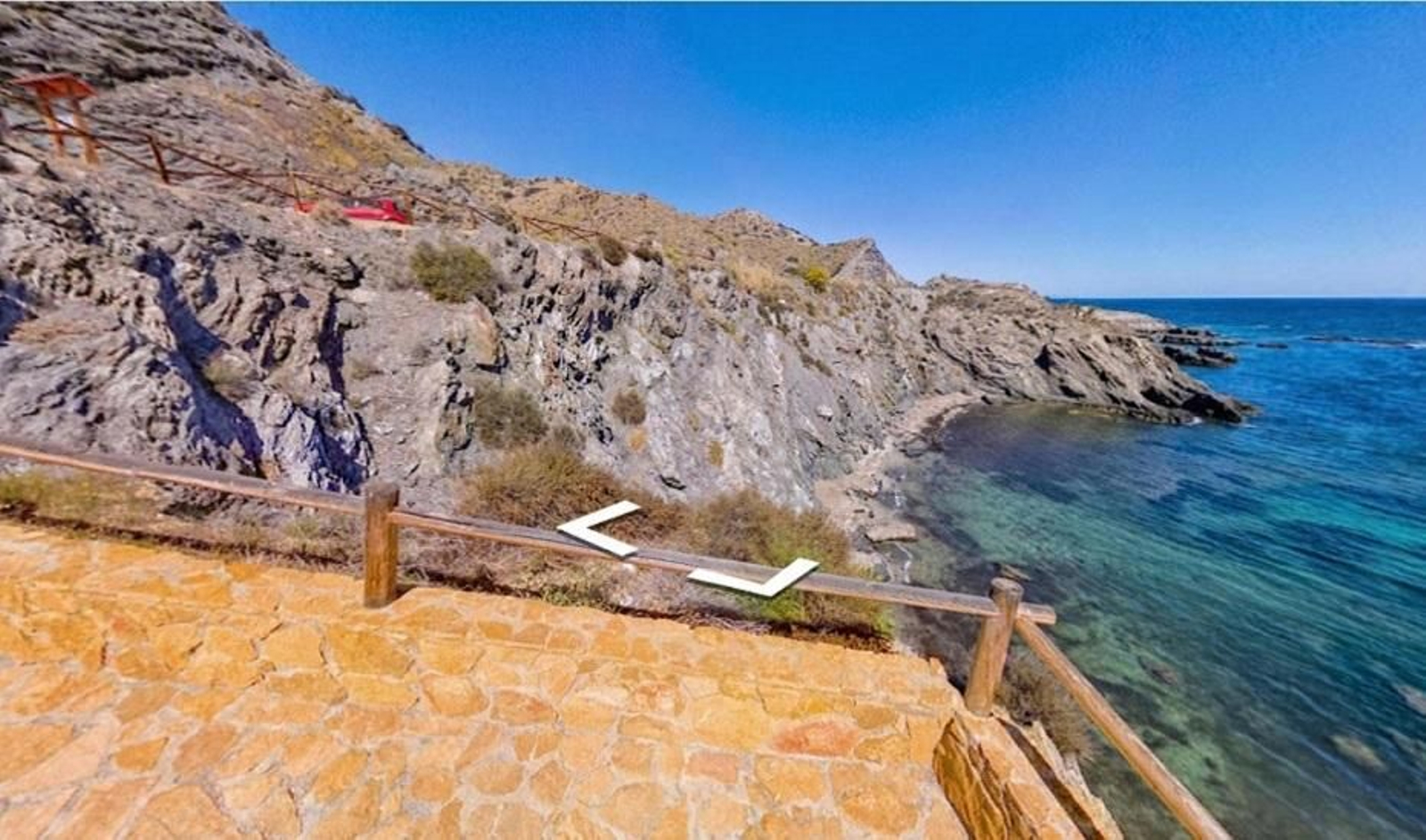 Zona en la que se produjo el accidente este lunes por la tarde.