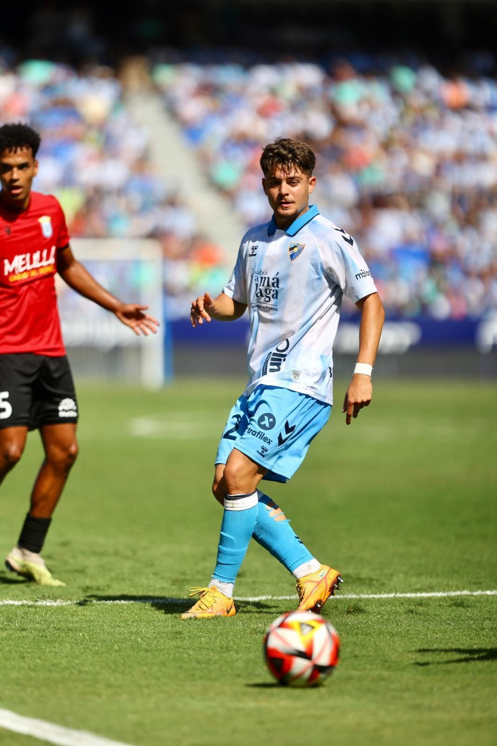 El Málaga CF-Melilla, en fotos