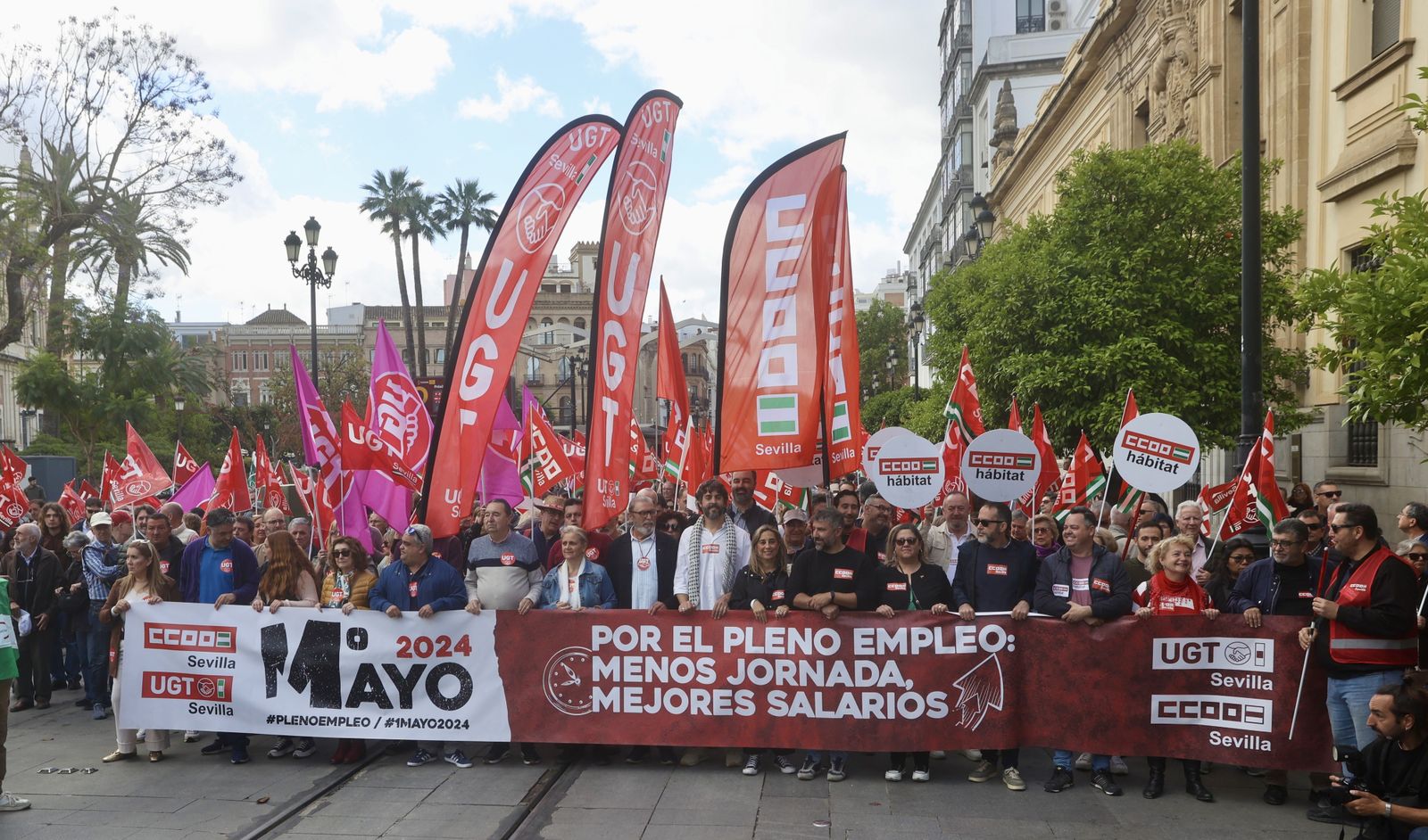 Manifestación día internacional del Trabajo