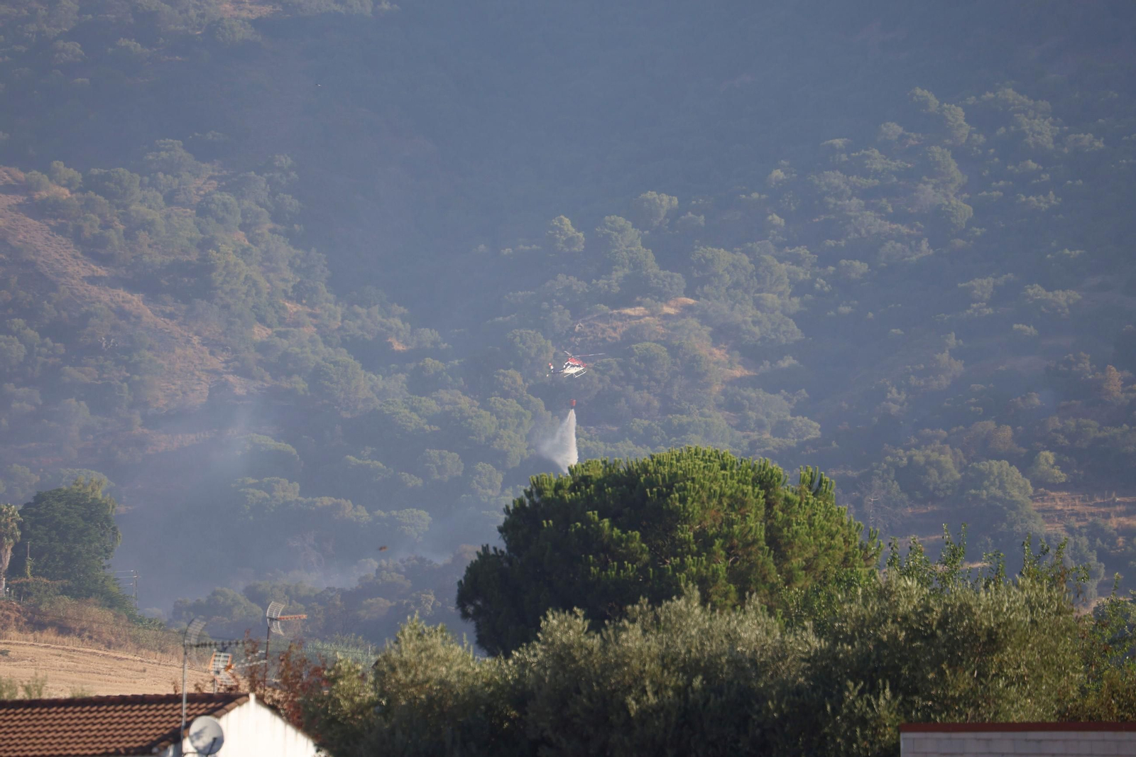 Las imágenes del incendio forestal de la Sierra de Córdoba
