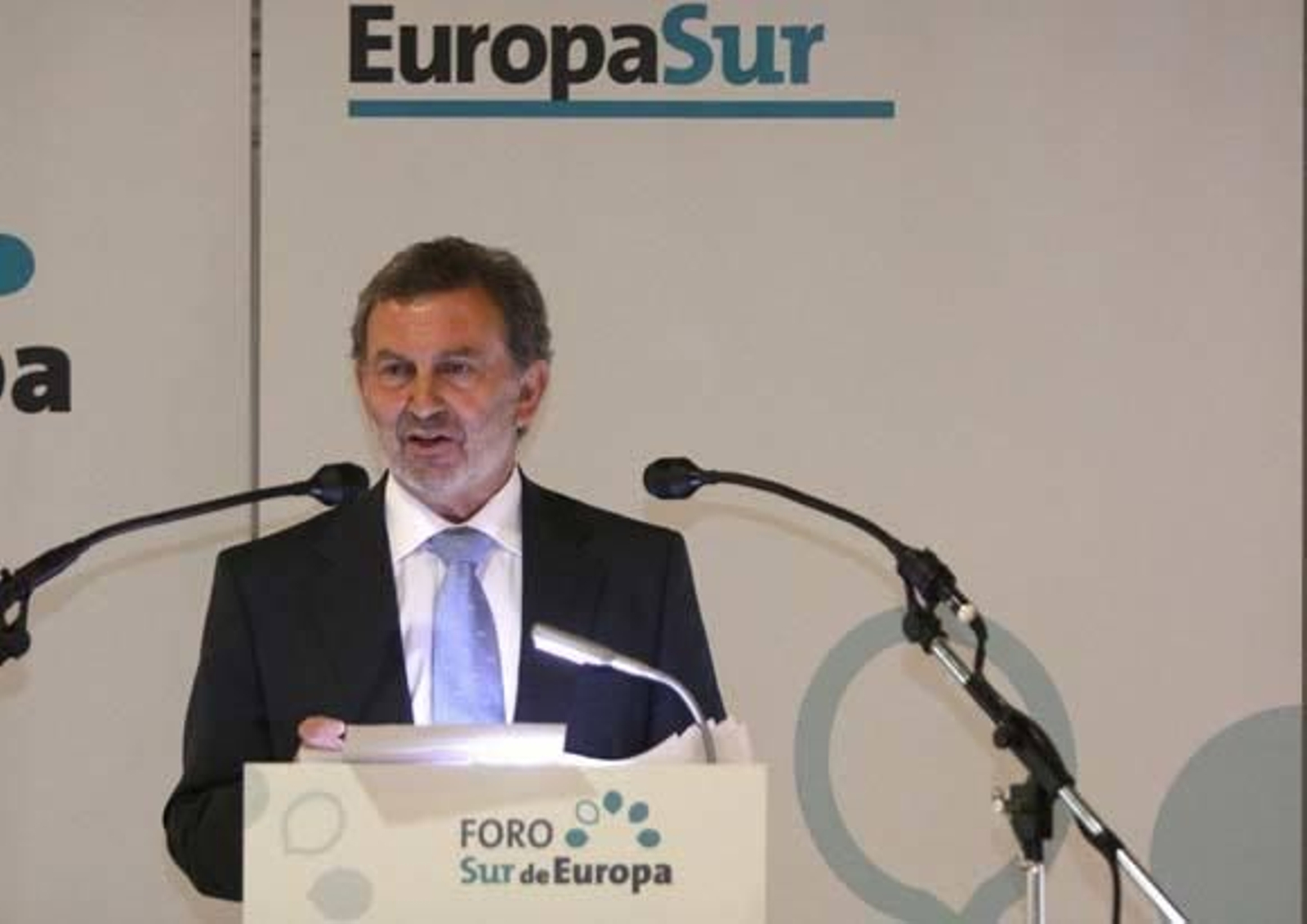 Antonio González Marín, durante su intervención en la conferencia previa al coloquio  Foto: Vanessa Perez