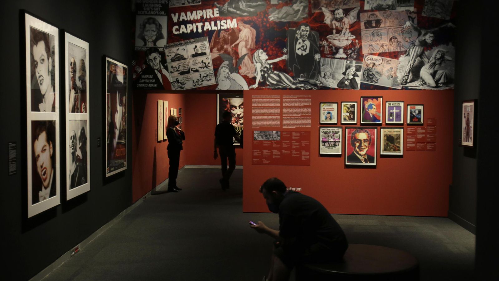 La sala dedicada a los 'Vampiros políticos'.