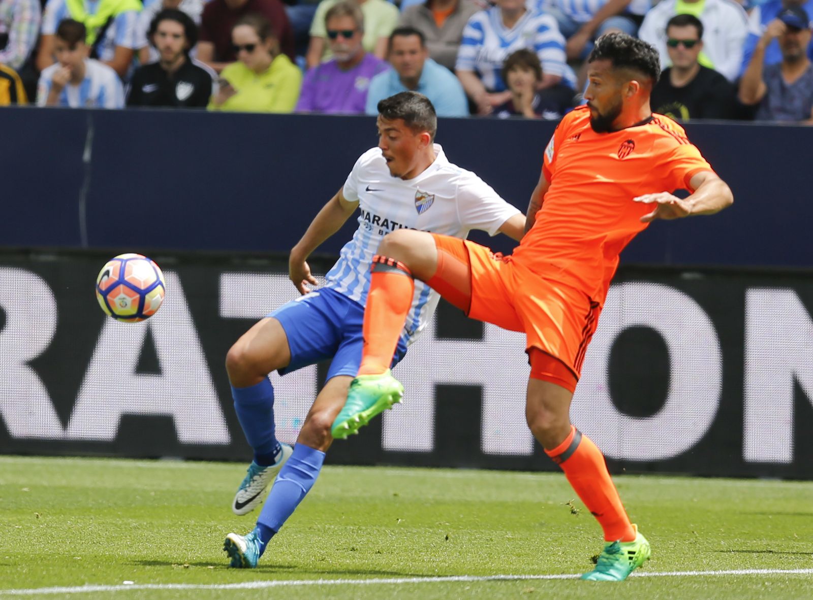 Las imágenes del Málaga-Valencia