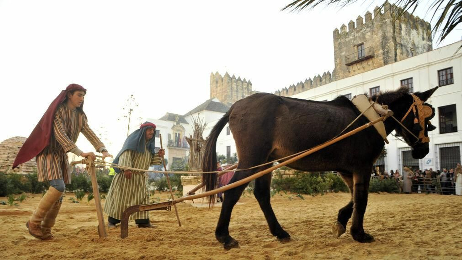 Imagen del belén viviente de Arcos en 2018-
