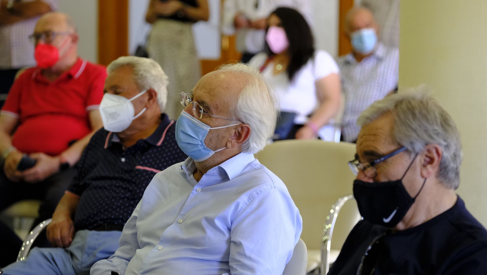 Juan Espadas, candidato a las primarias del PSOE, en Alhama y Bentarique. Almería