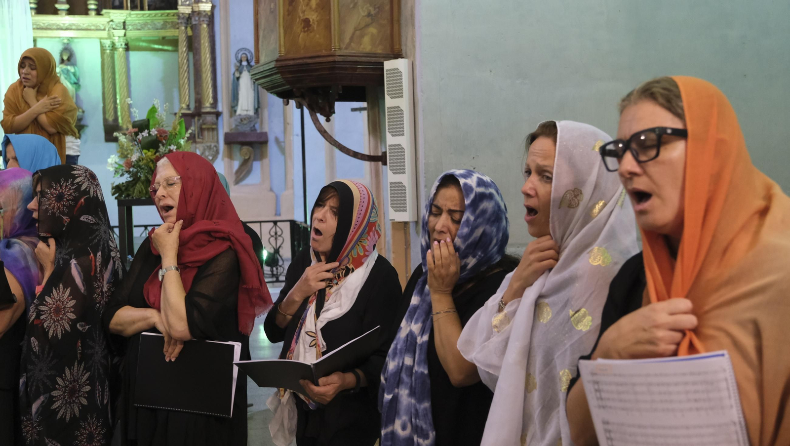 Ensayo general de la ópera de la academia musical de Vélez Blanco, en imágenes