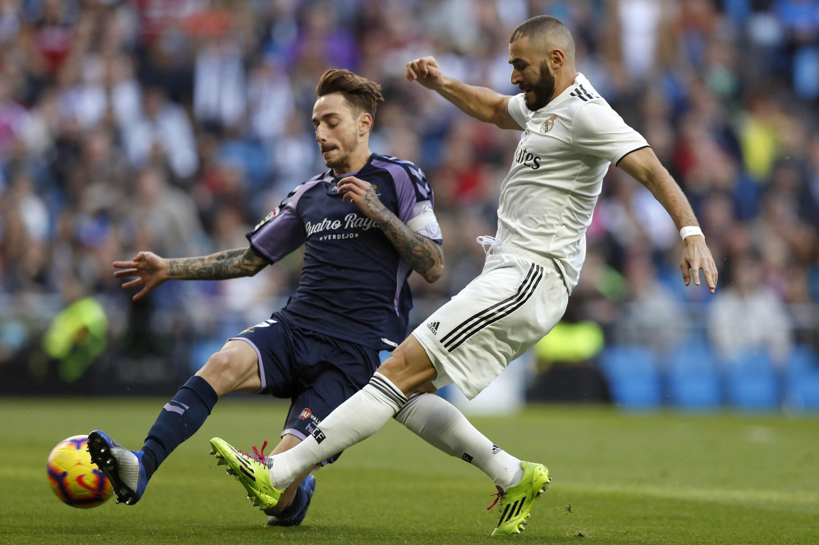 El Real Madrid-Valladolid, en imágenes