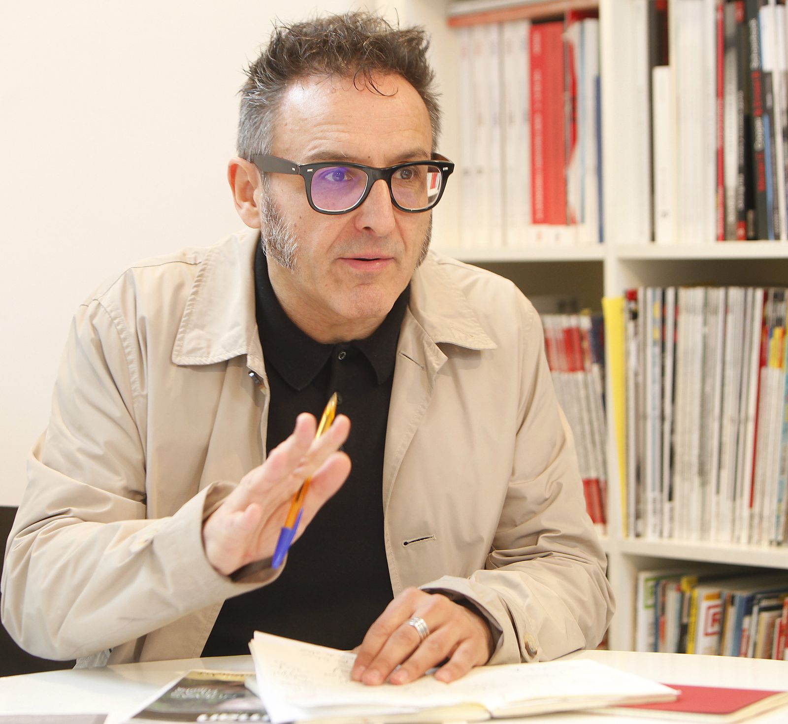 José Luis Cienfuegos (Avilés, 1964) en su despacho en noviembre de 2019.