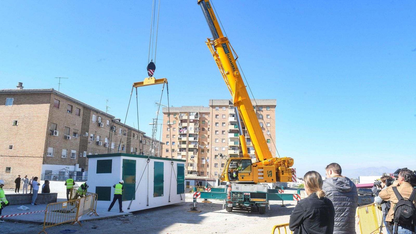Instalación de un transformador en la zona Norte de Granada por parte de Endesa