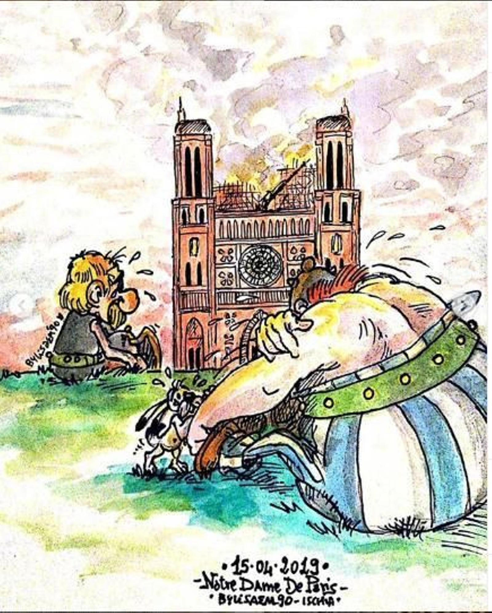 Incendio de Notre Dame: Las redes sociales se llenan de muestras de solidaridad