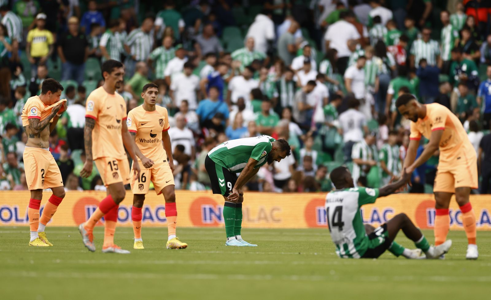 Las imágenes del Betis-Atlético de Madrid