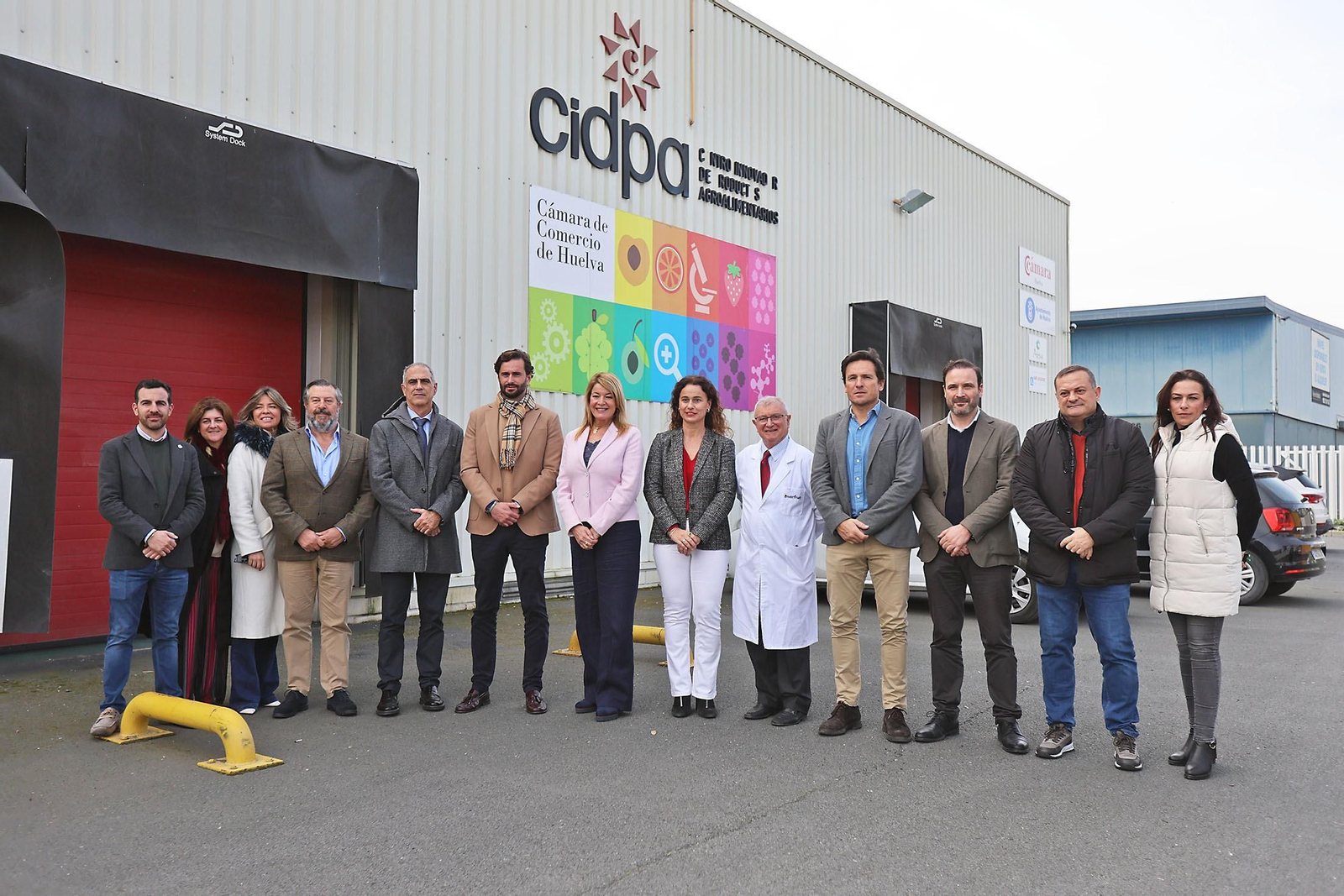 Imágenes de la visita a el Centro Innovador de Productos Agroalimentarios de la Cámara de Comercio de Huelva (Cidpa)