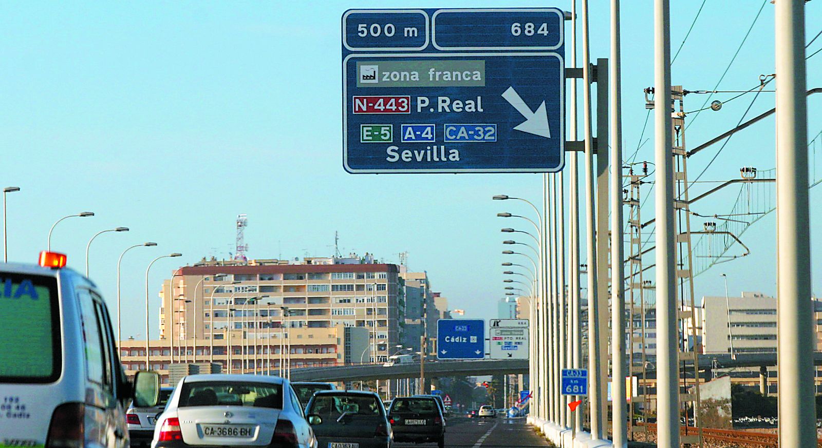 Imagen de la autovía en la zona cercana a donde se ha producido el atropello.