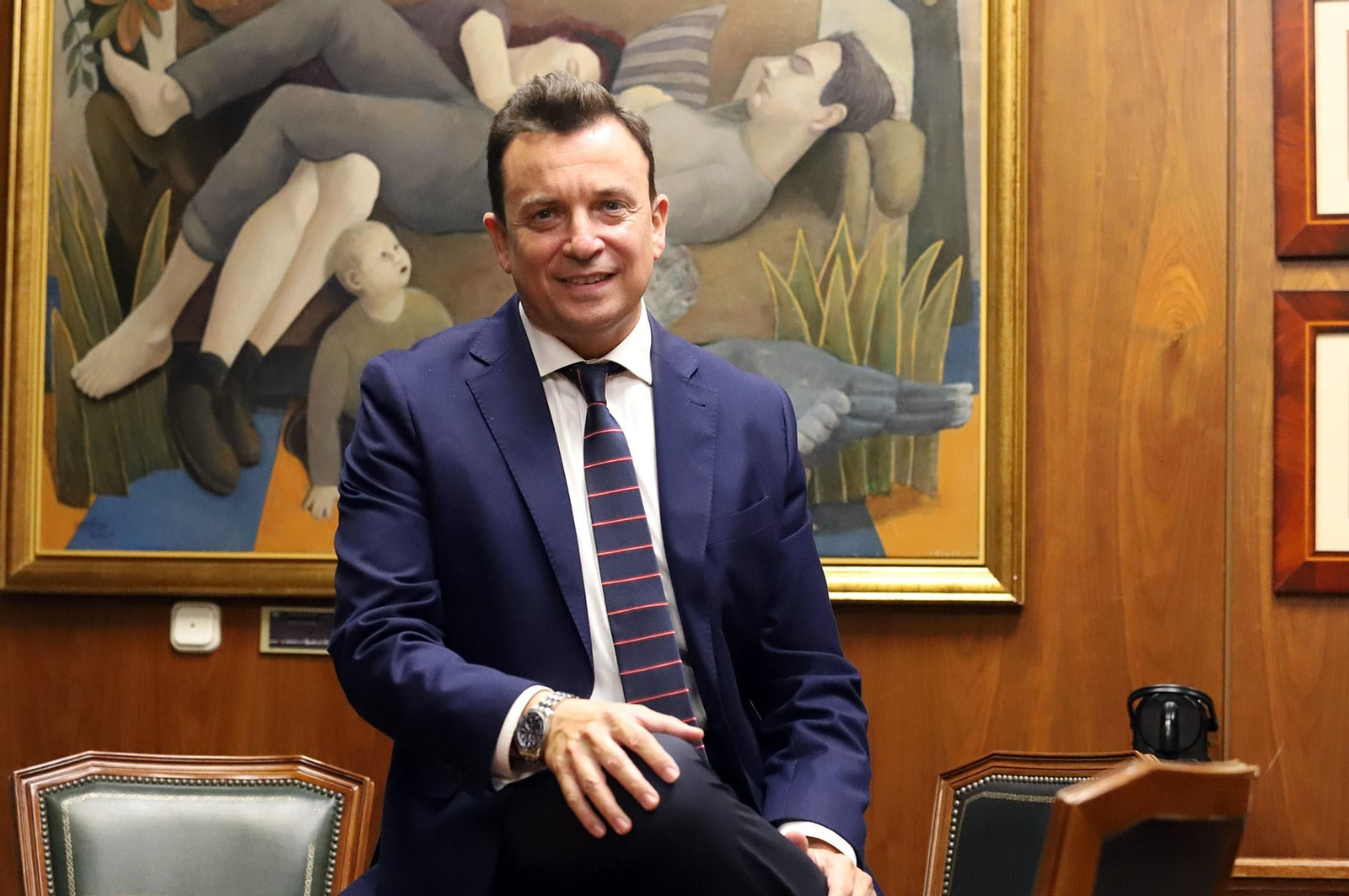 Emilio Ponce momentos antes de la entrevista a 'Huelva Información'.