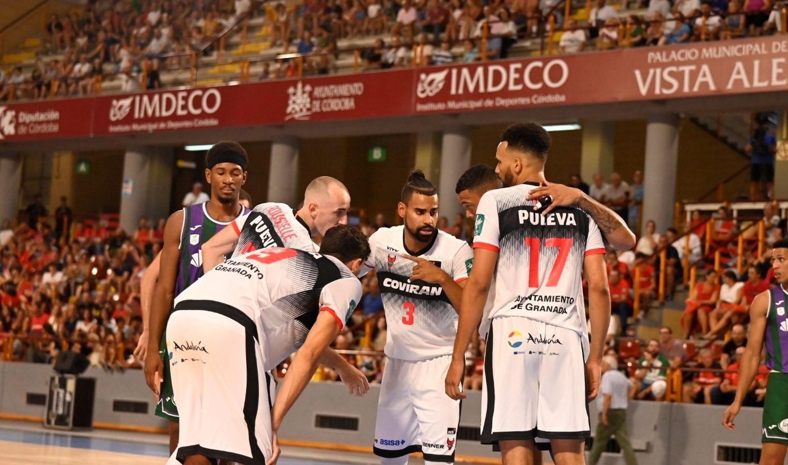 Los jugadores de Pablo Pin durante la Copa de Andalucía.