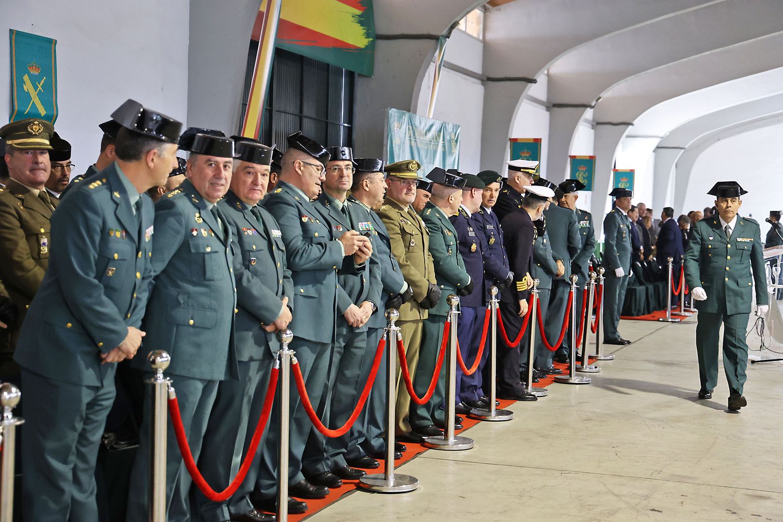 Imágenes de la jura del cargo de Julio Serrano Checa como Jefe de la Comandancia de la Guardia Civil de Huelva