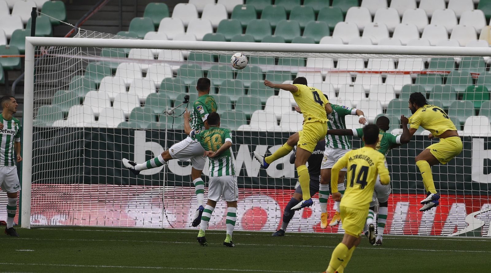 Las imágenes del Betis-Villarreal