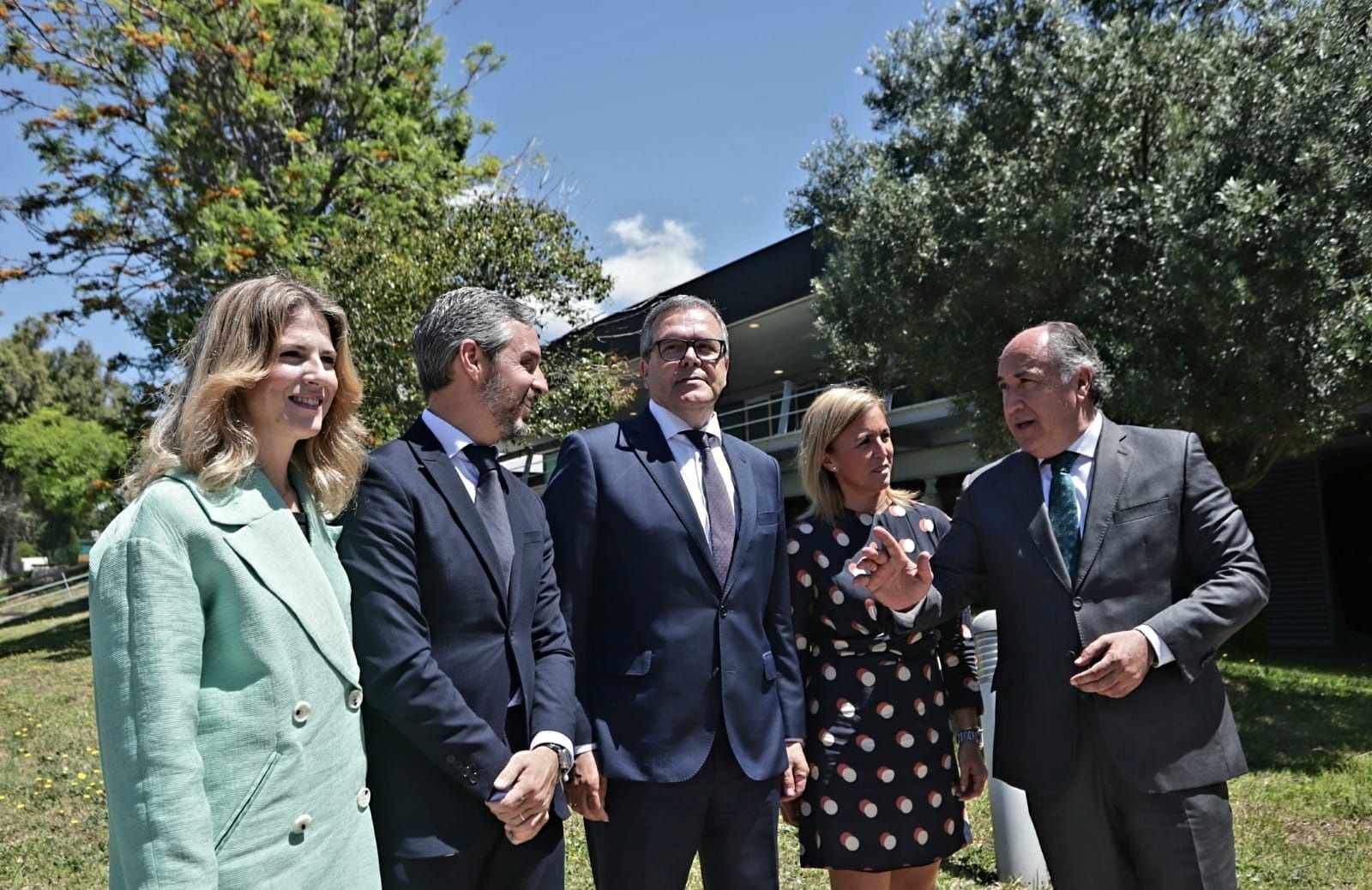 Ana Mestre, Juan Bravo, Carlos Fenoy, Eva Pajares y José Ignacio Landaluce.