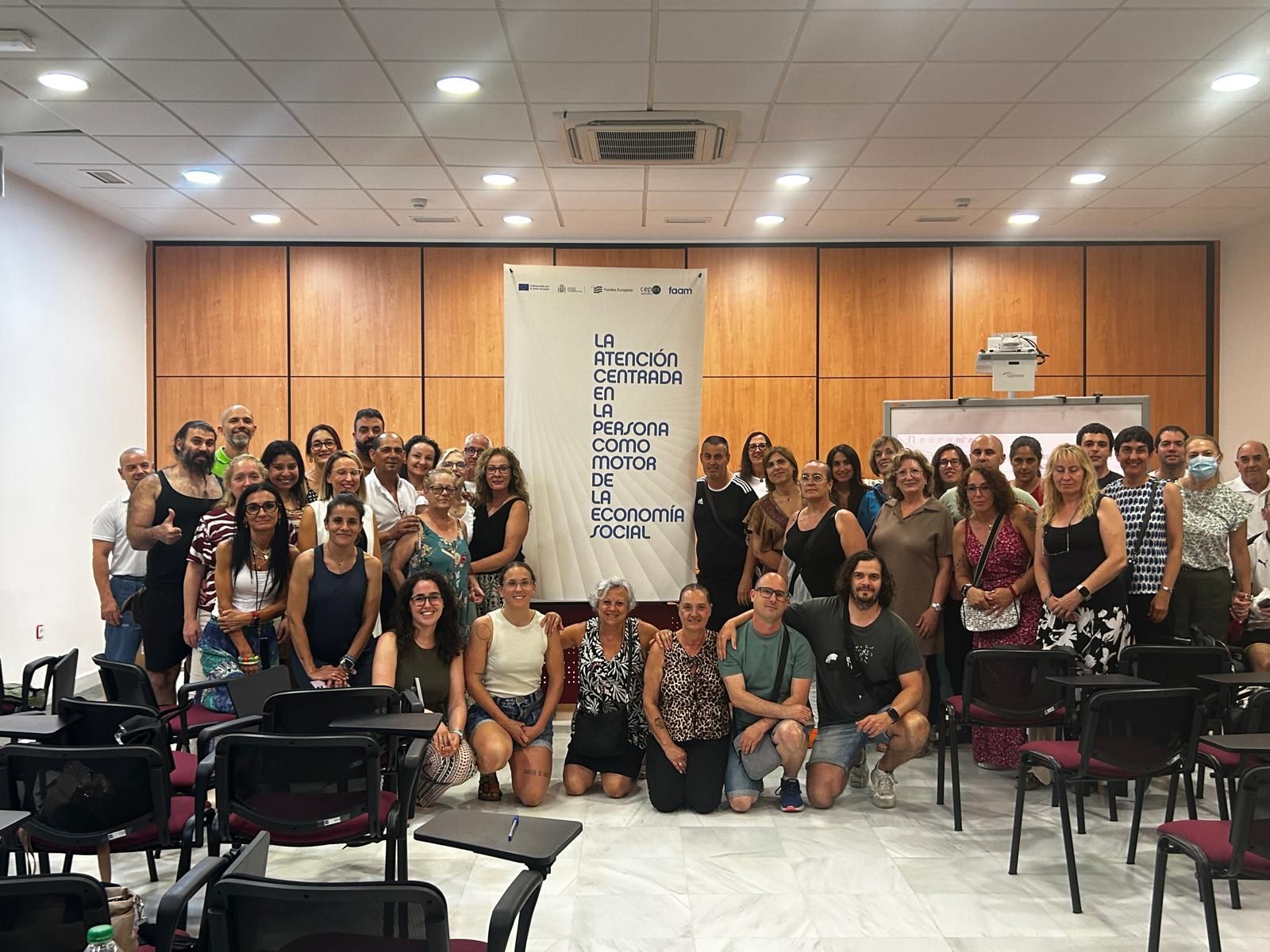 Acto inaugural de la formación en las instalaciones de FAAM.