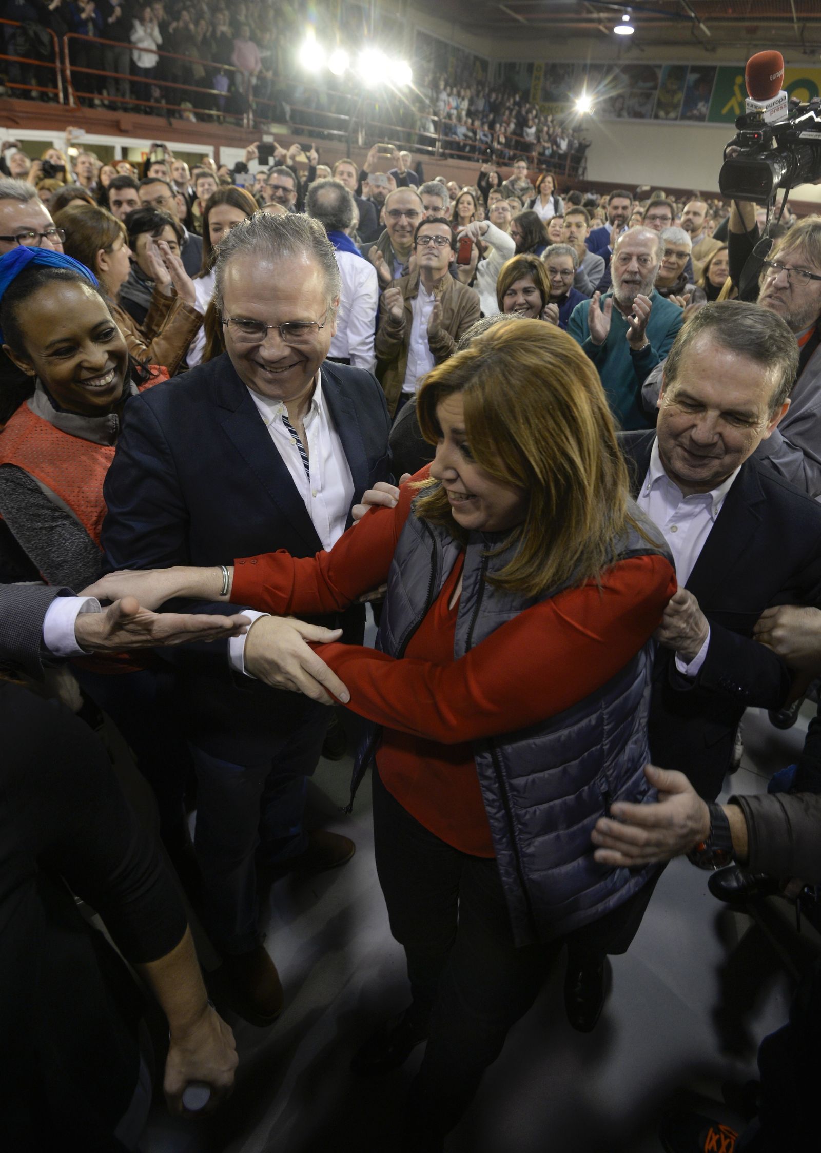 El acto de Susana Díaz con los alcaldes socialistas en Madrid