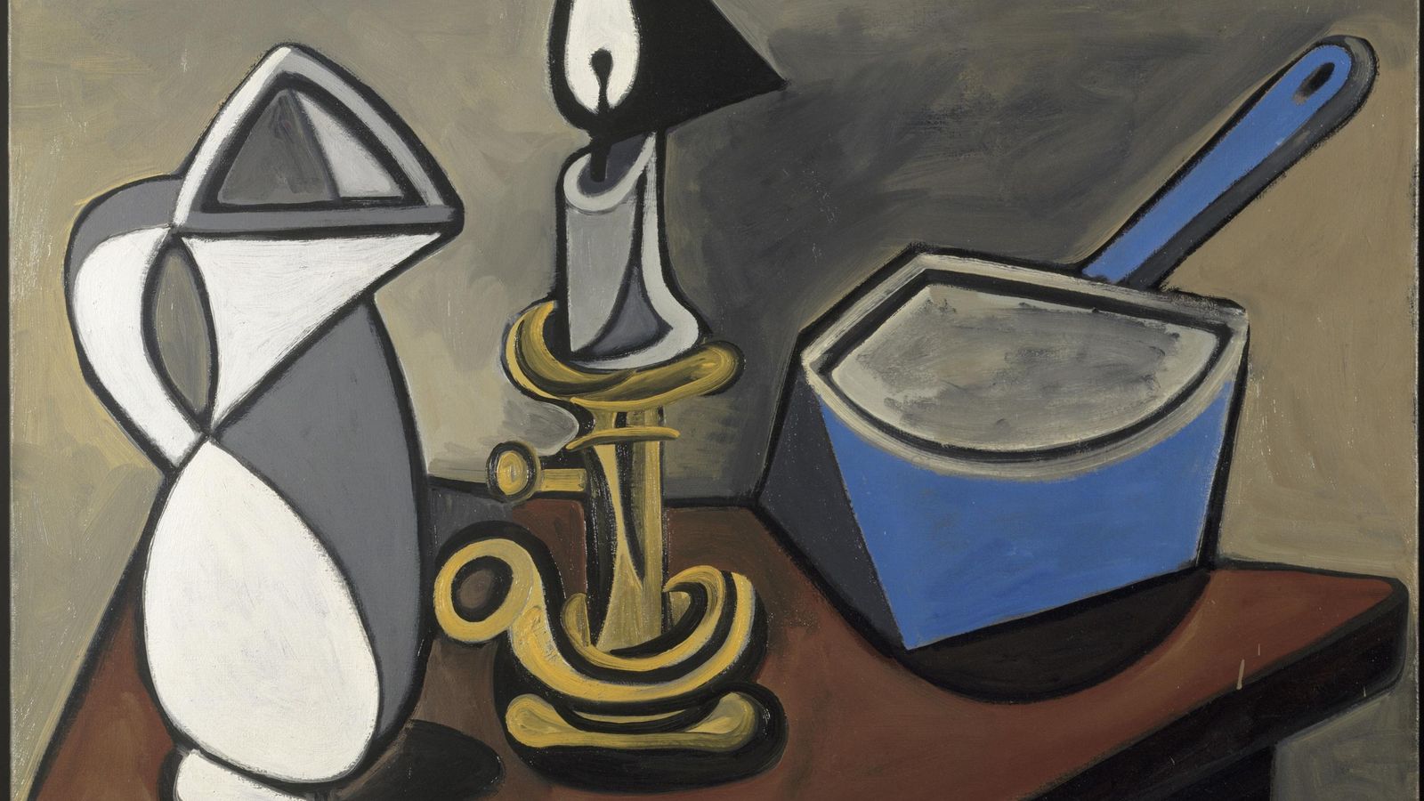 'Jarra, vela y cacerola esmaltada' (1945) de Pablo Picasso