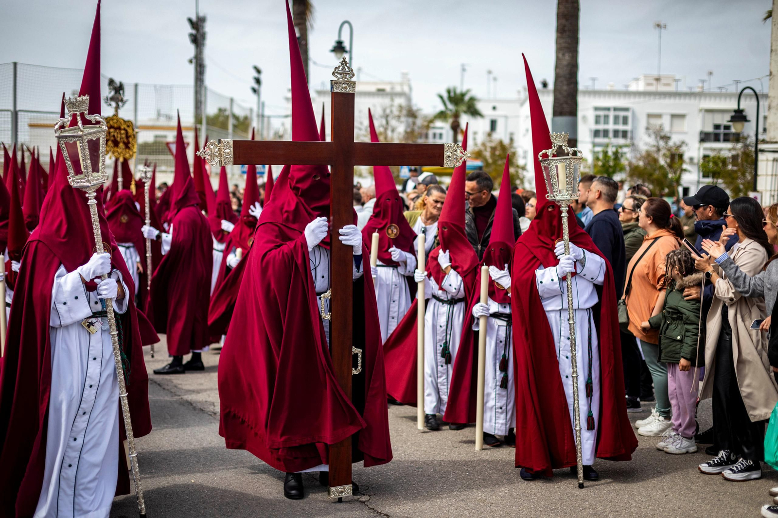 Las imágenes de la hermandad de Tres Caídas en la Semana Santa de San Fernando 2024