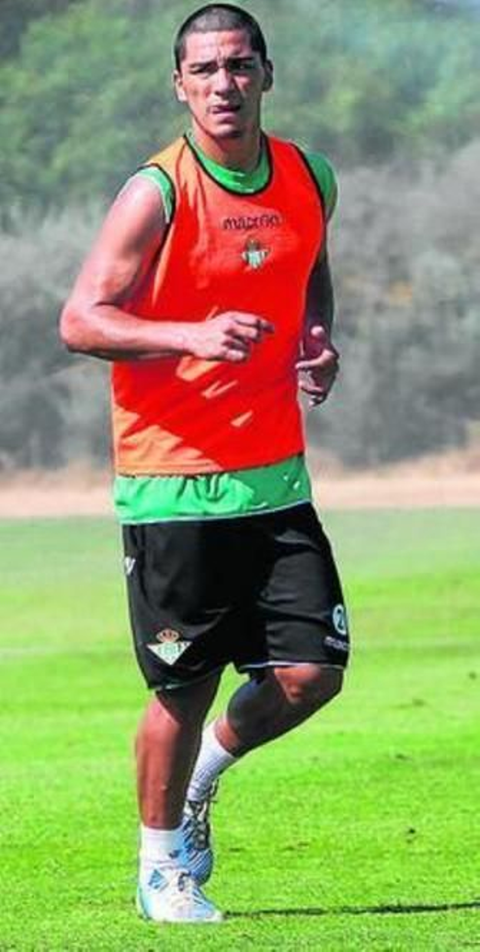 Lolo Reyes, antes de la lesión.