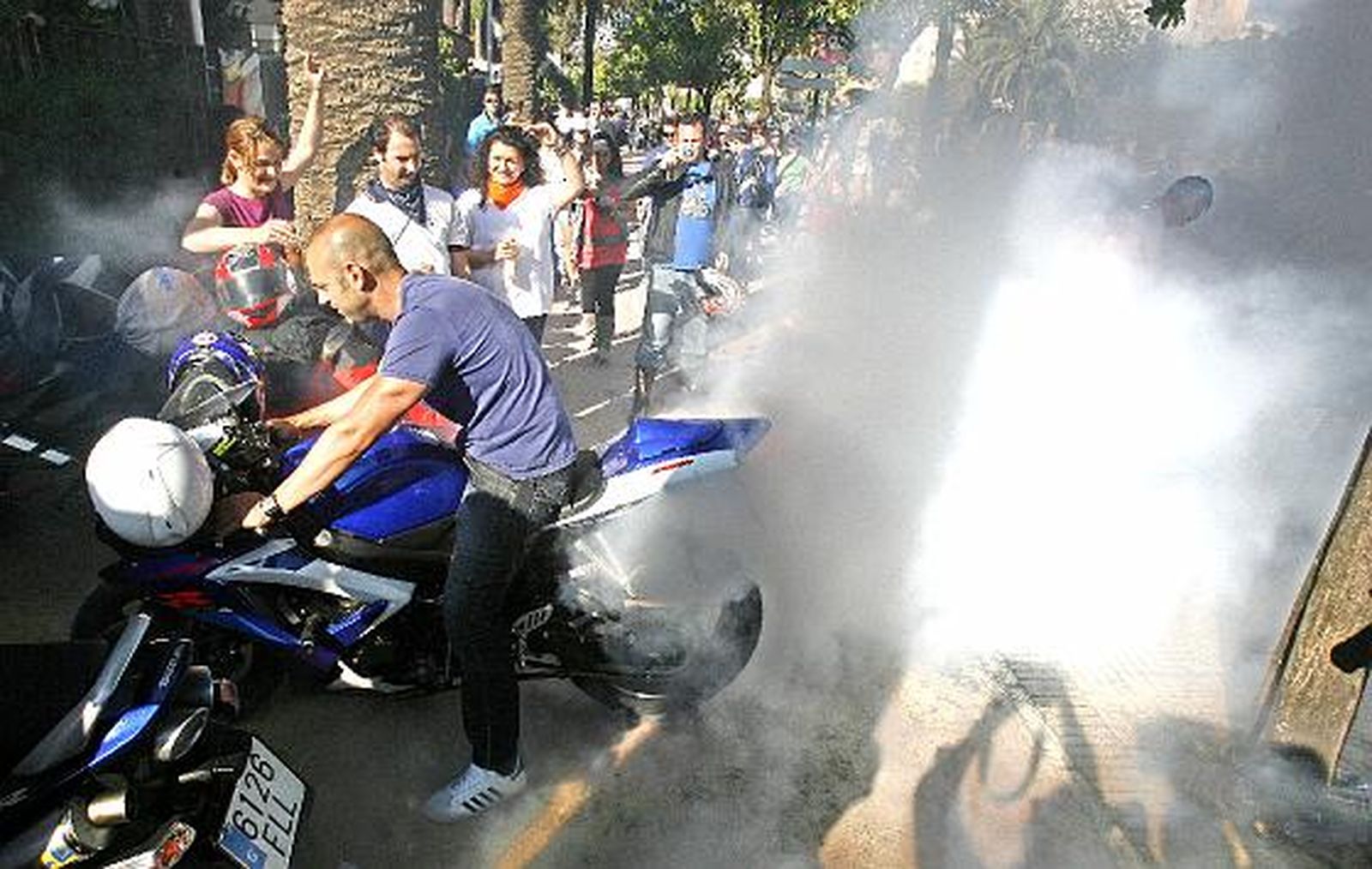 Miles de motos inundan las carreteras de la provincia. 

Foto: Pascual y Juan Carlos Toro