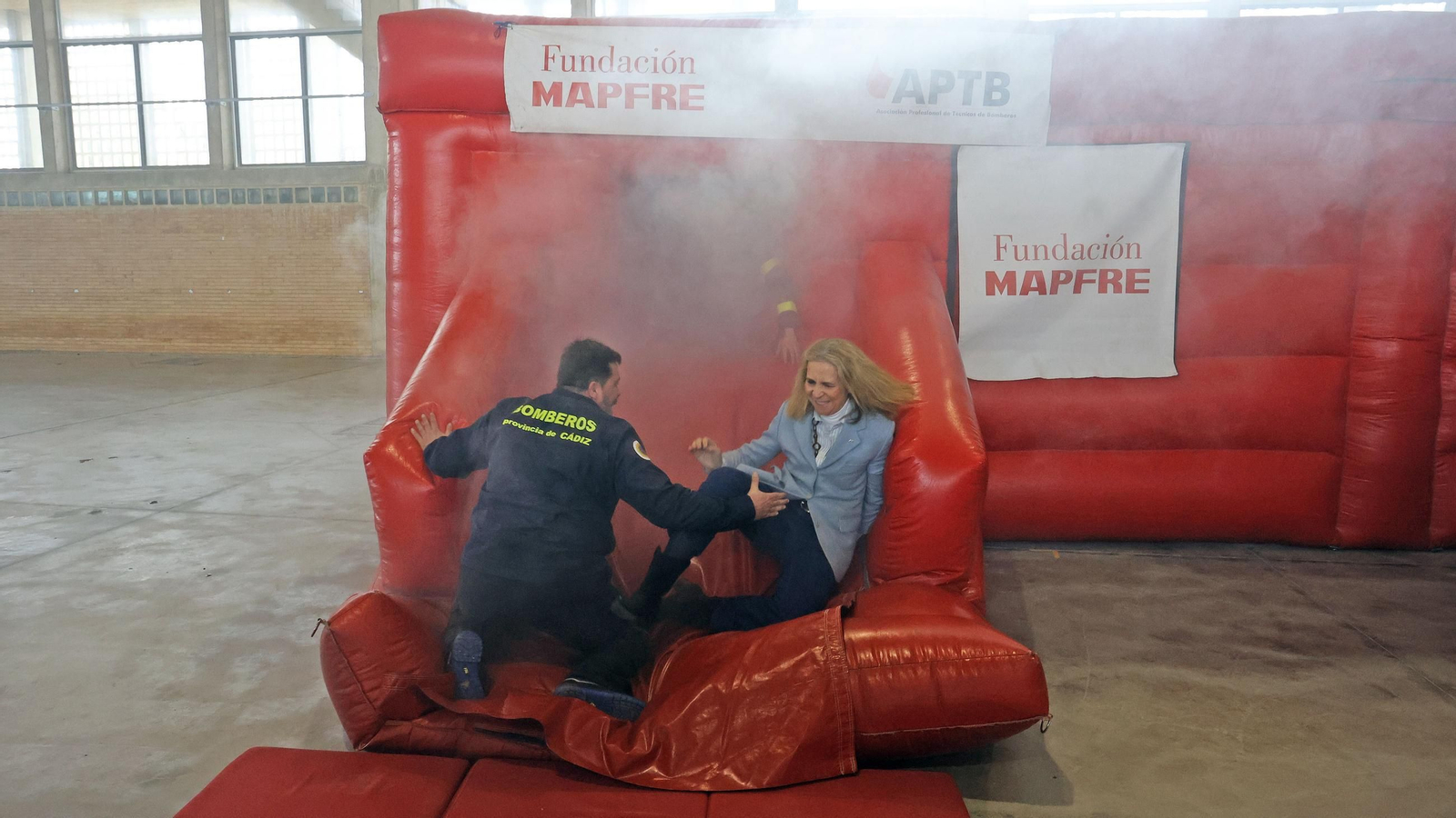 La Infanta Elena y la Alcaldesa de Jerez en la Inauguración de la XX Semana de la Prevención de Incendios Mapfre 2025 en Jerez