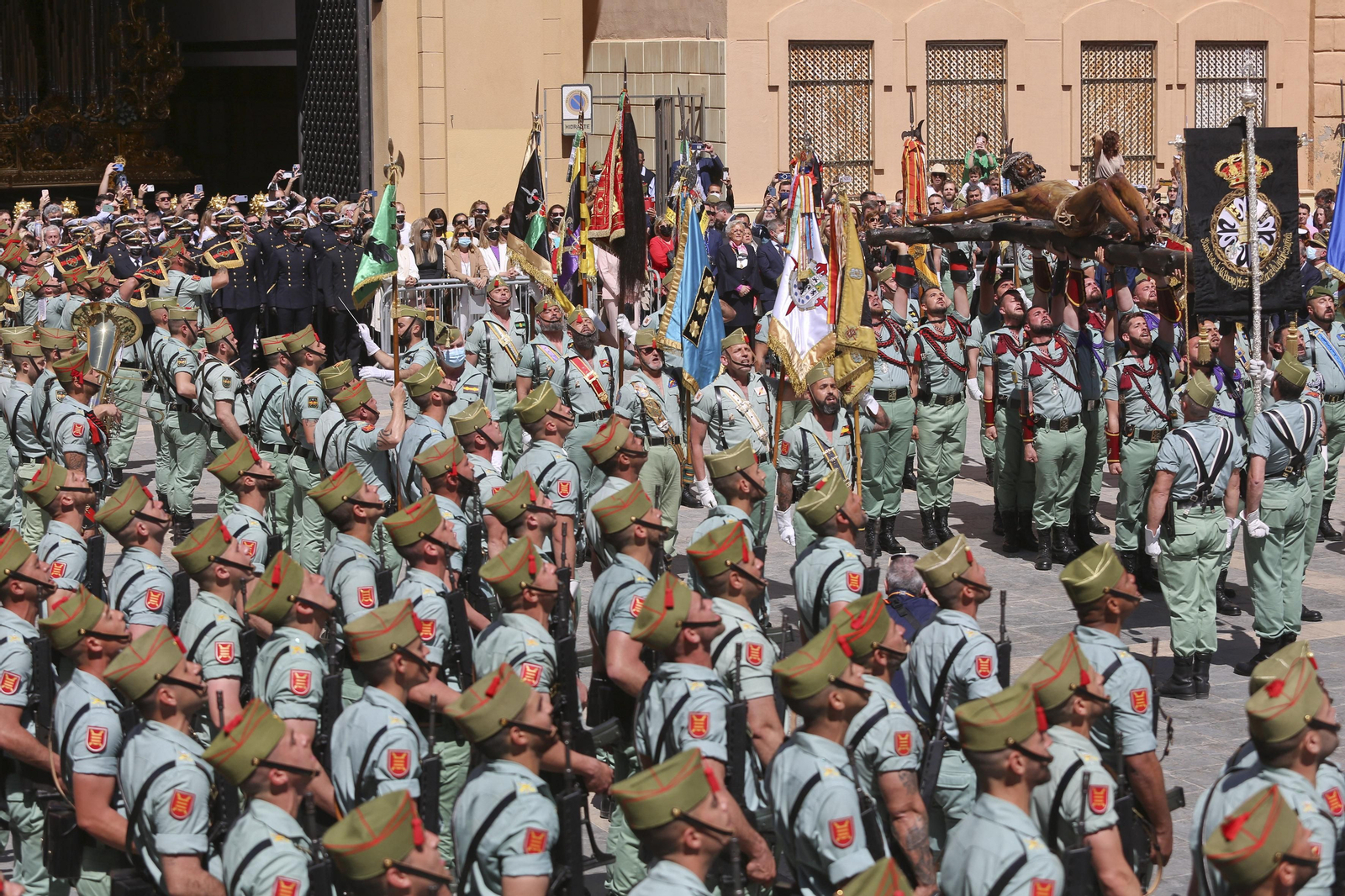 Las fotos de la Legión, en el Jueves Santo de Málaga