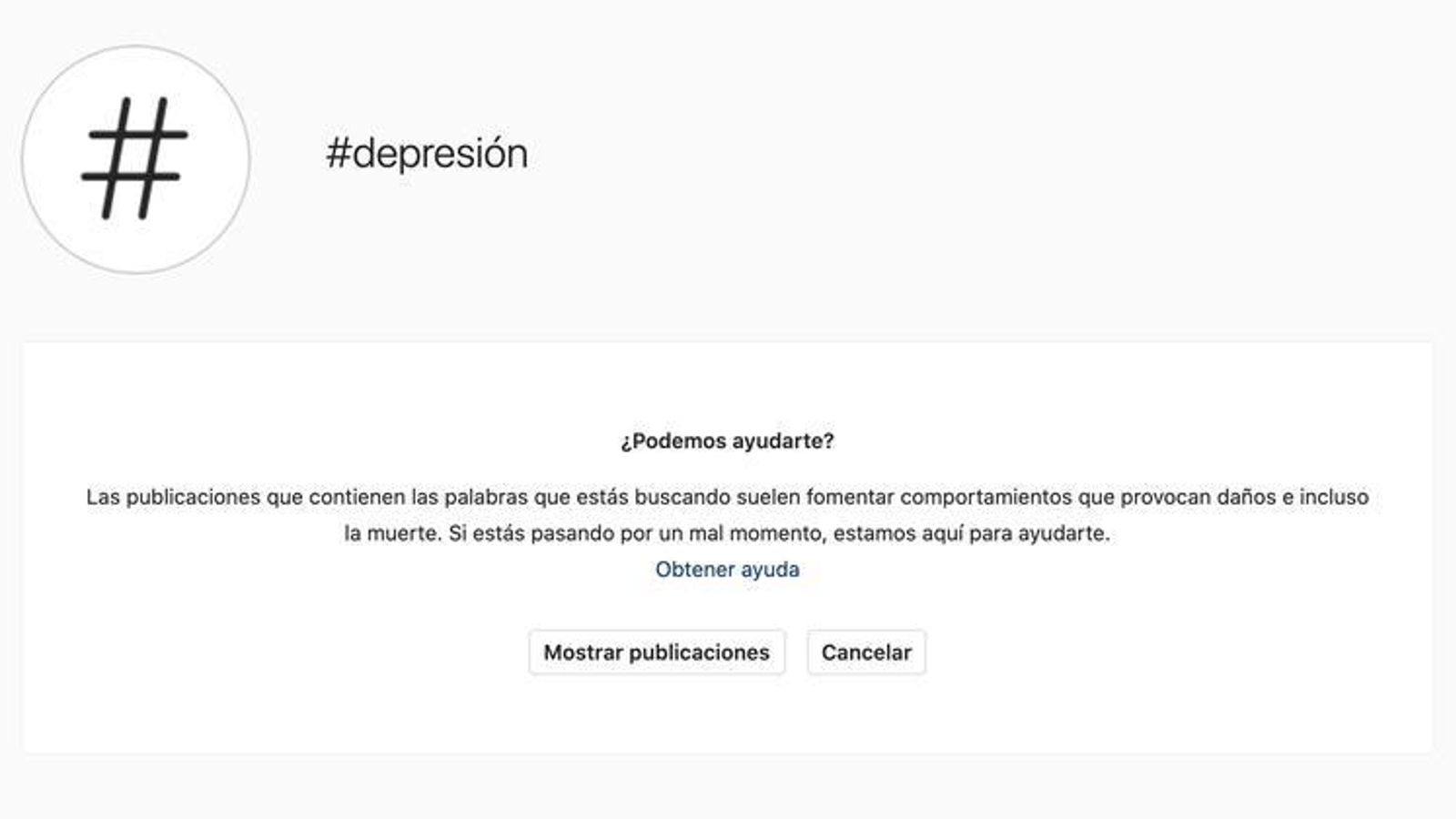 depresion instagram