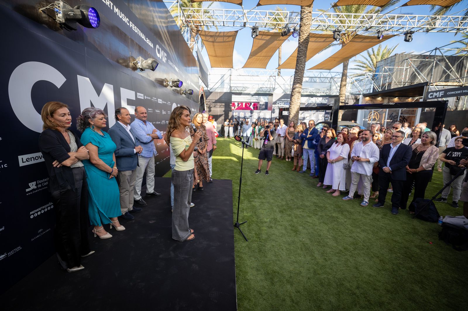 Imágenes de la inauguración del Concert Music Festival 2024 en Chiclana