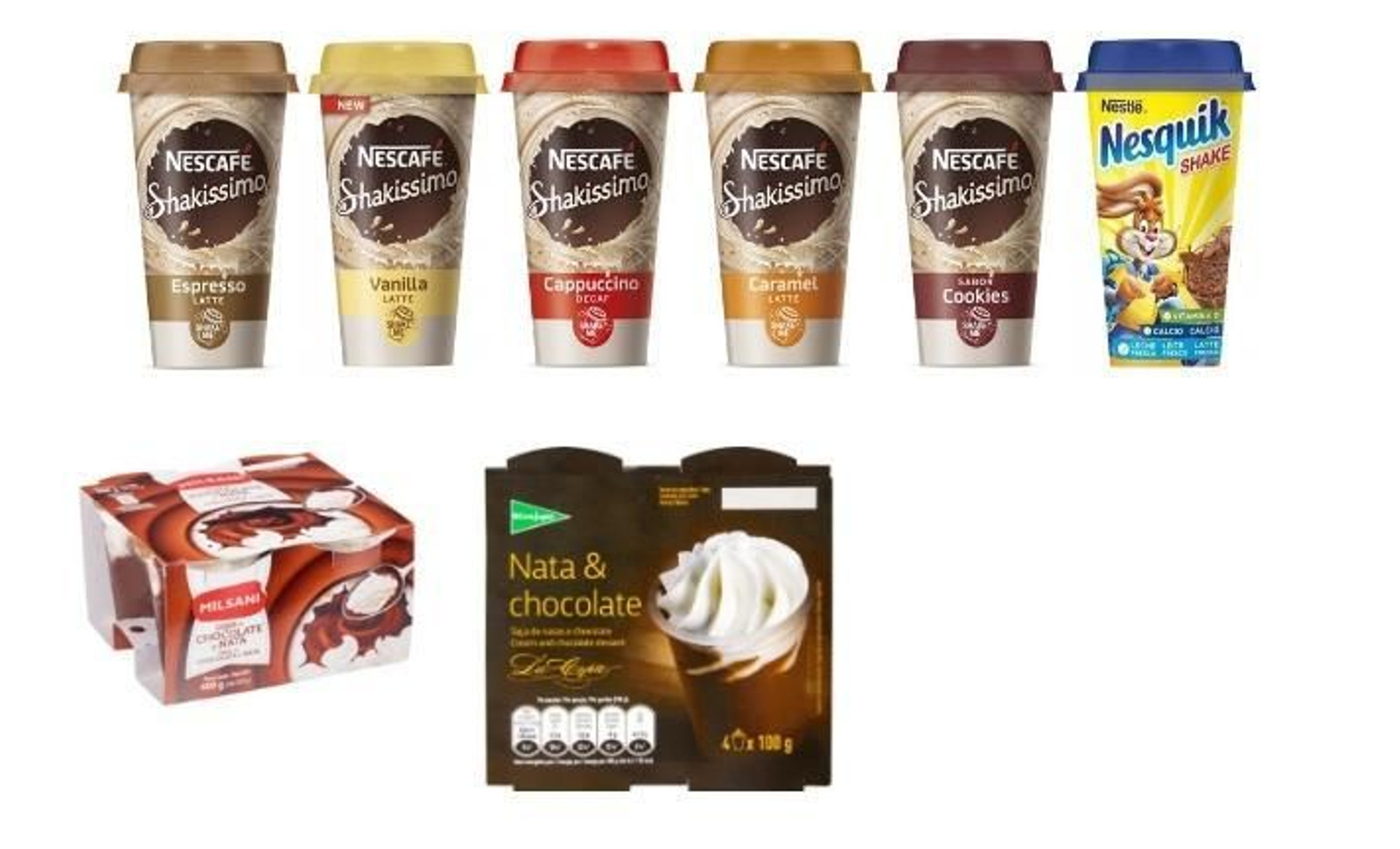 Imagen de los productos afectados