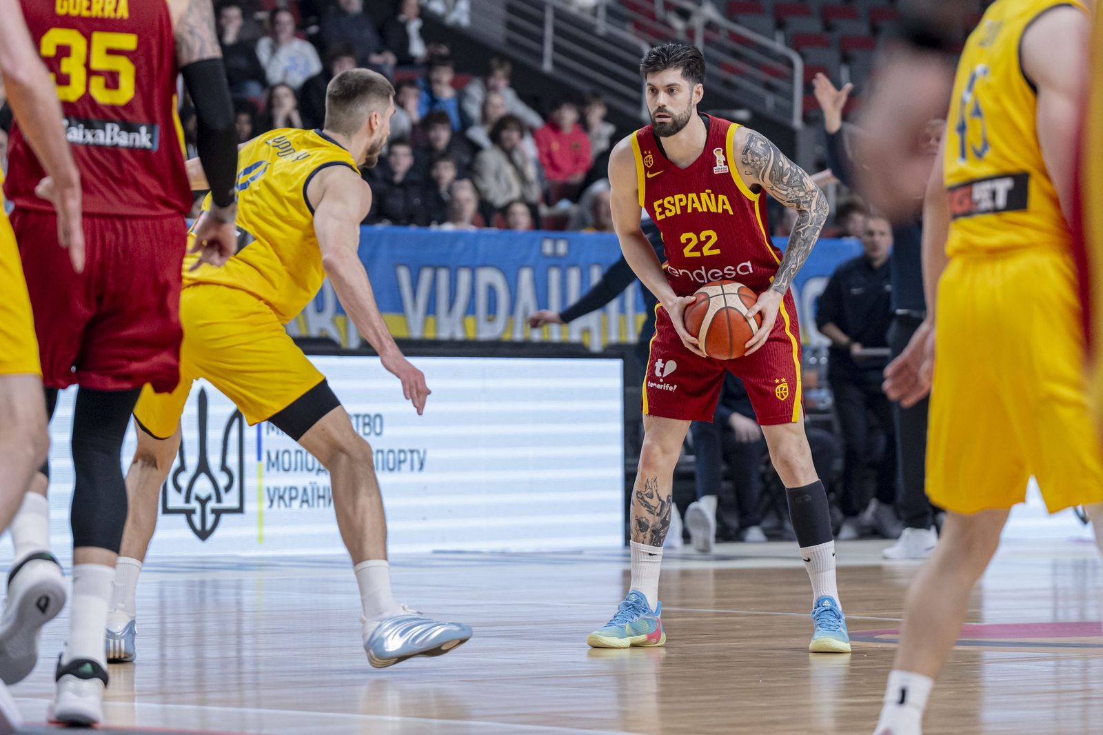 Las mejores fotos del Ucrania-España de baloncesto