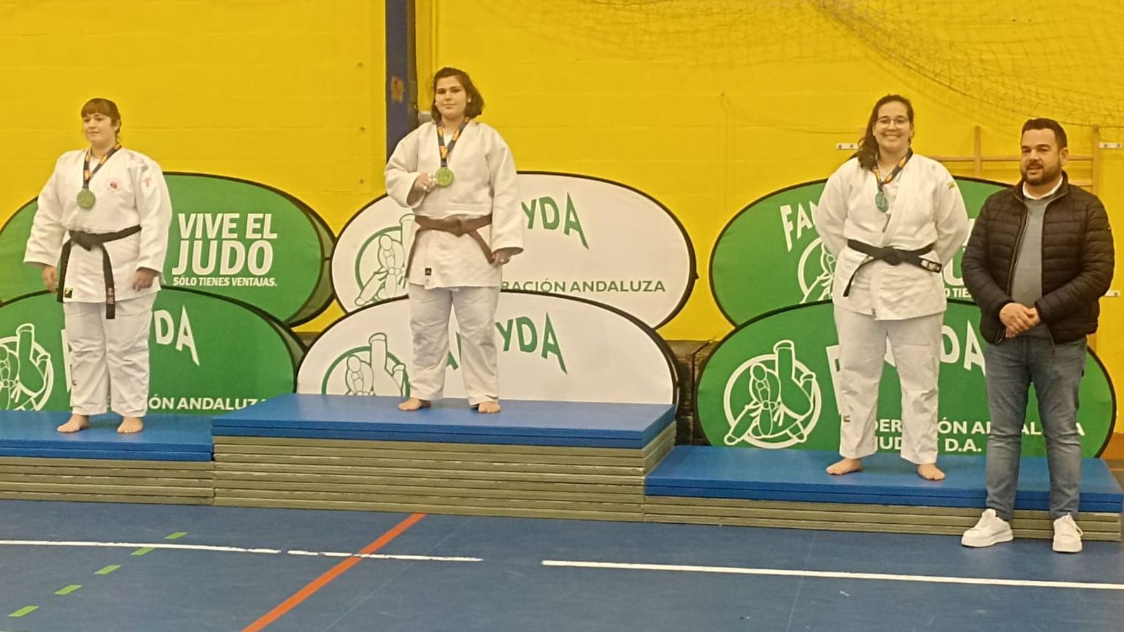 Una imagen del podium del campeonato.