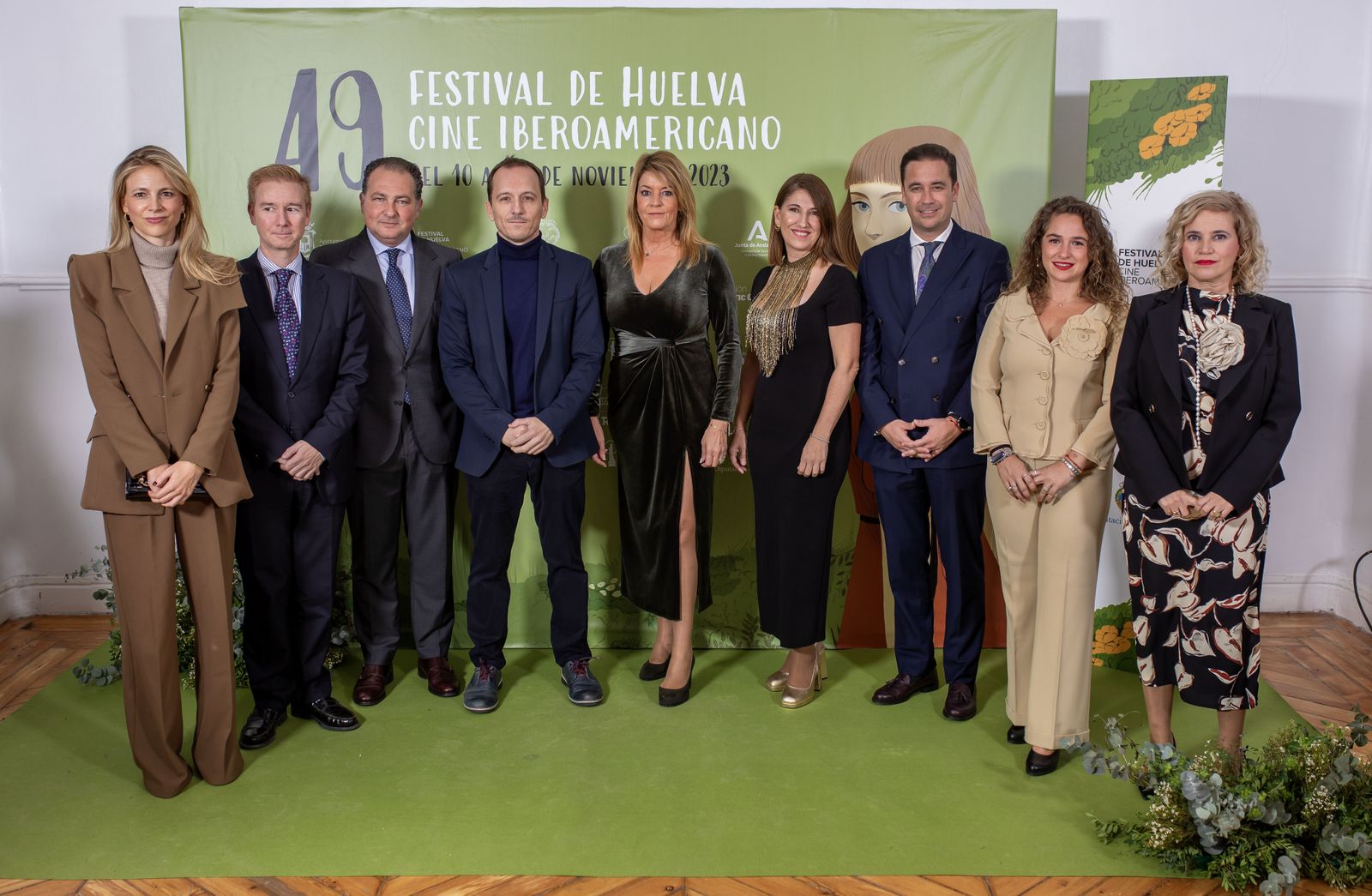 Imágenes de la presentación en Madrid del Festival de Huelva de Cine Iberoamericano