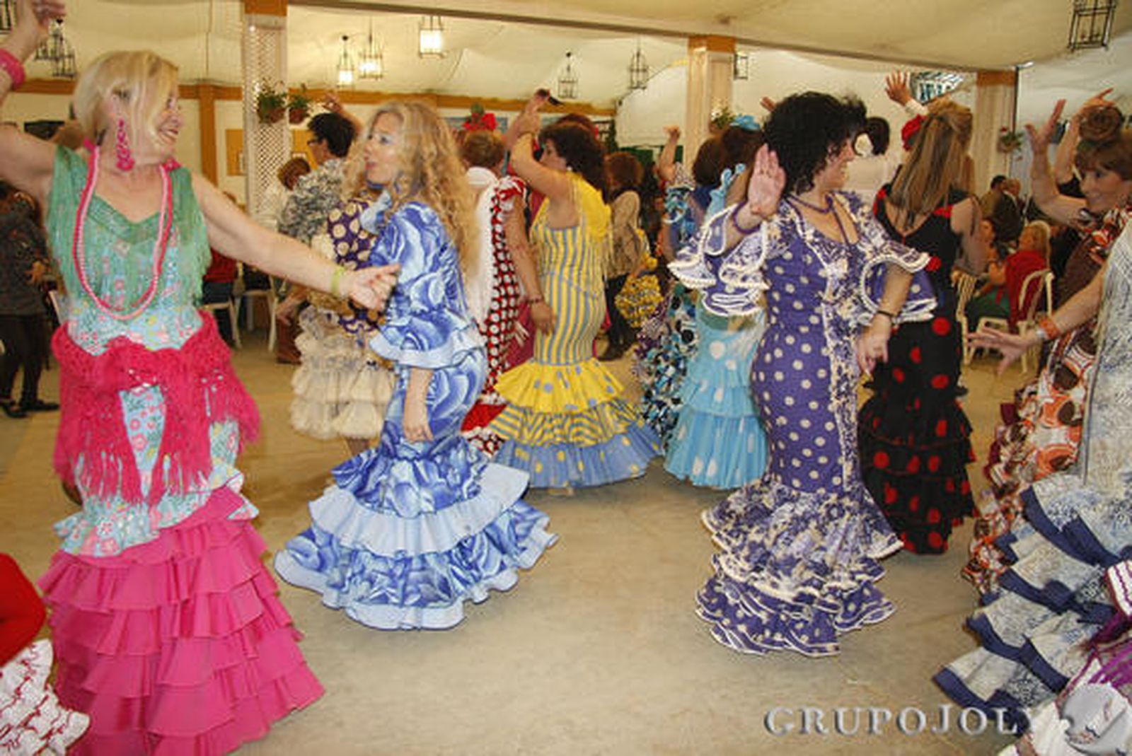 Ambiente en el interior de una de las casetas. 

Foto: Andr?Mora /Fito Carreto